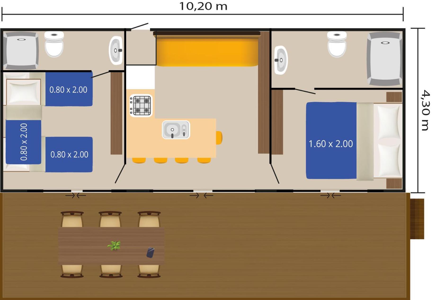 Easyatent Mobile Home Bijela Uvala Mugeba Kamer foto